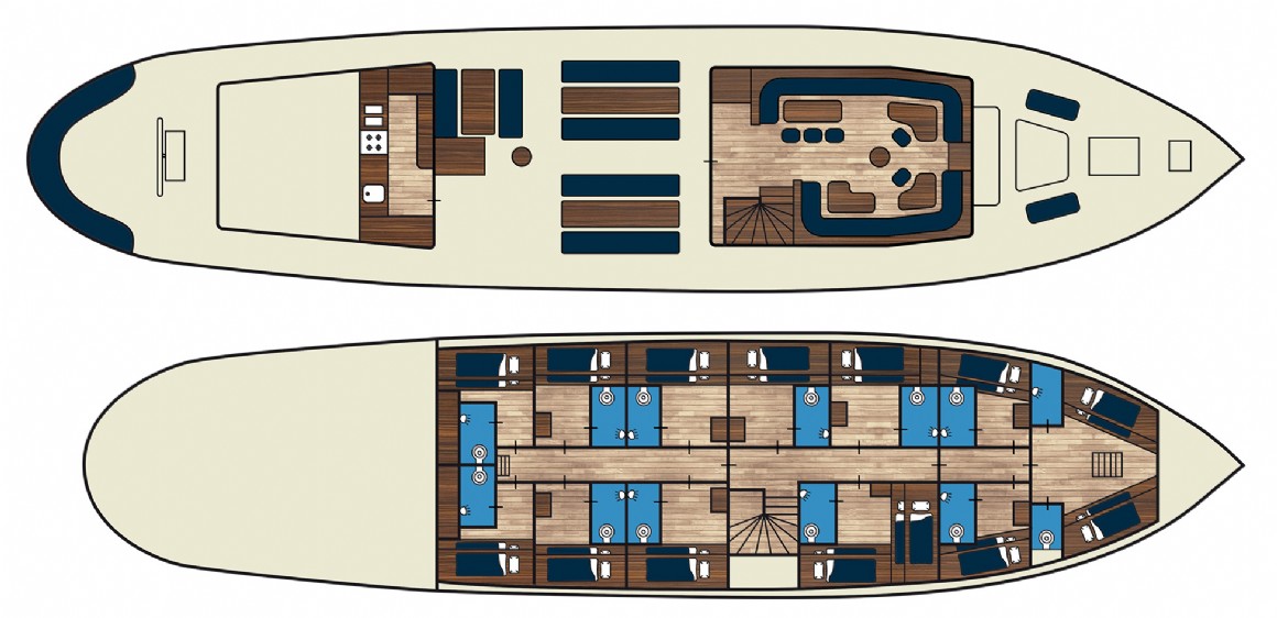 Flying Dutchman Plattegrond